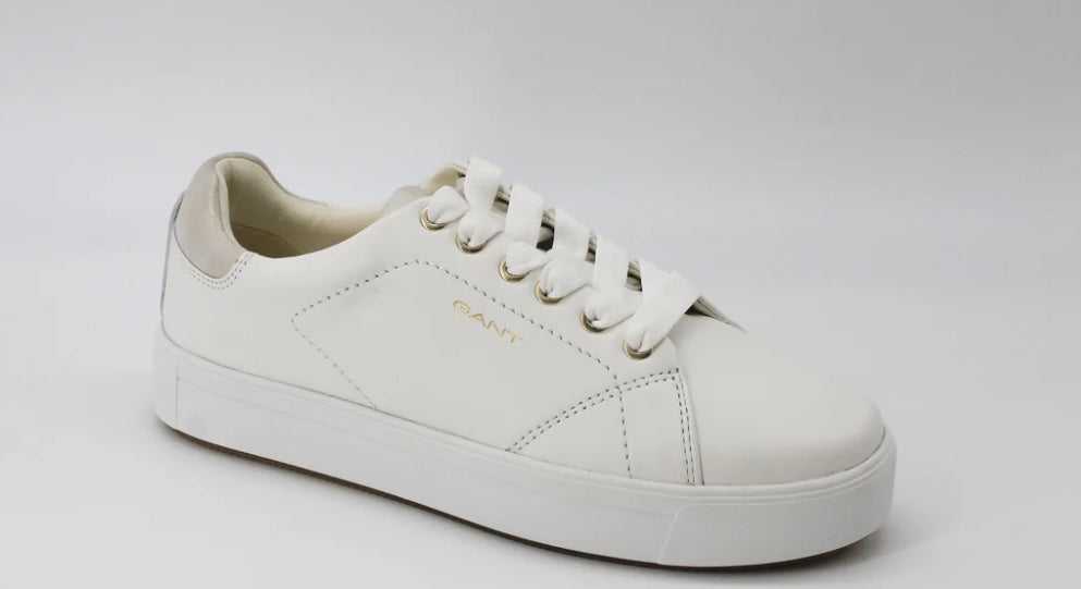 Gant white leather platform sneakers