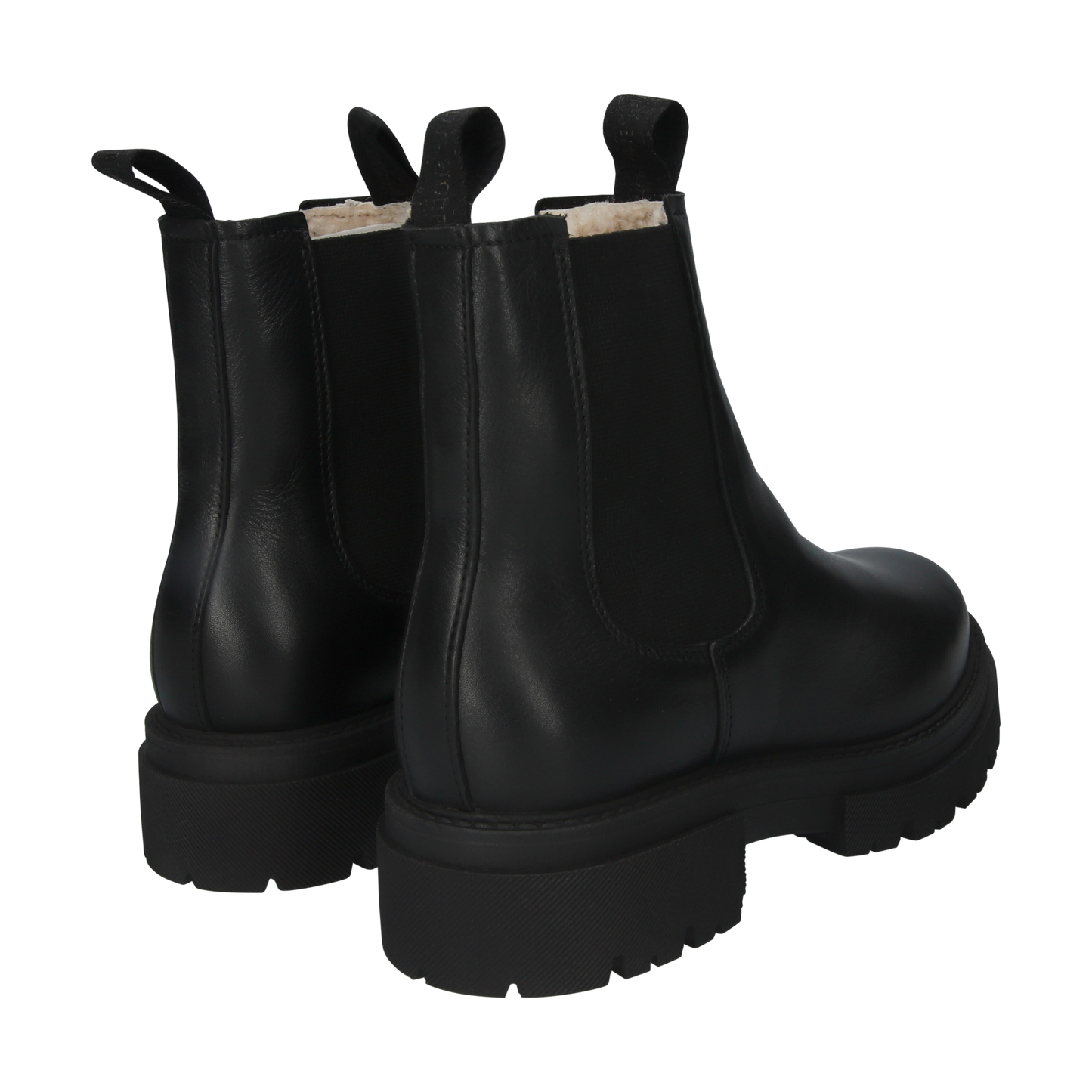 Blackstone black leather chelsea  ankle boot