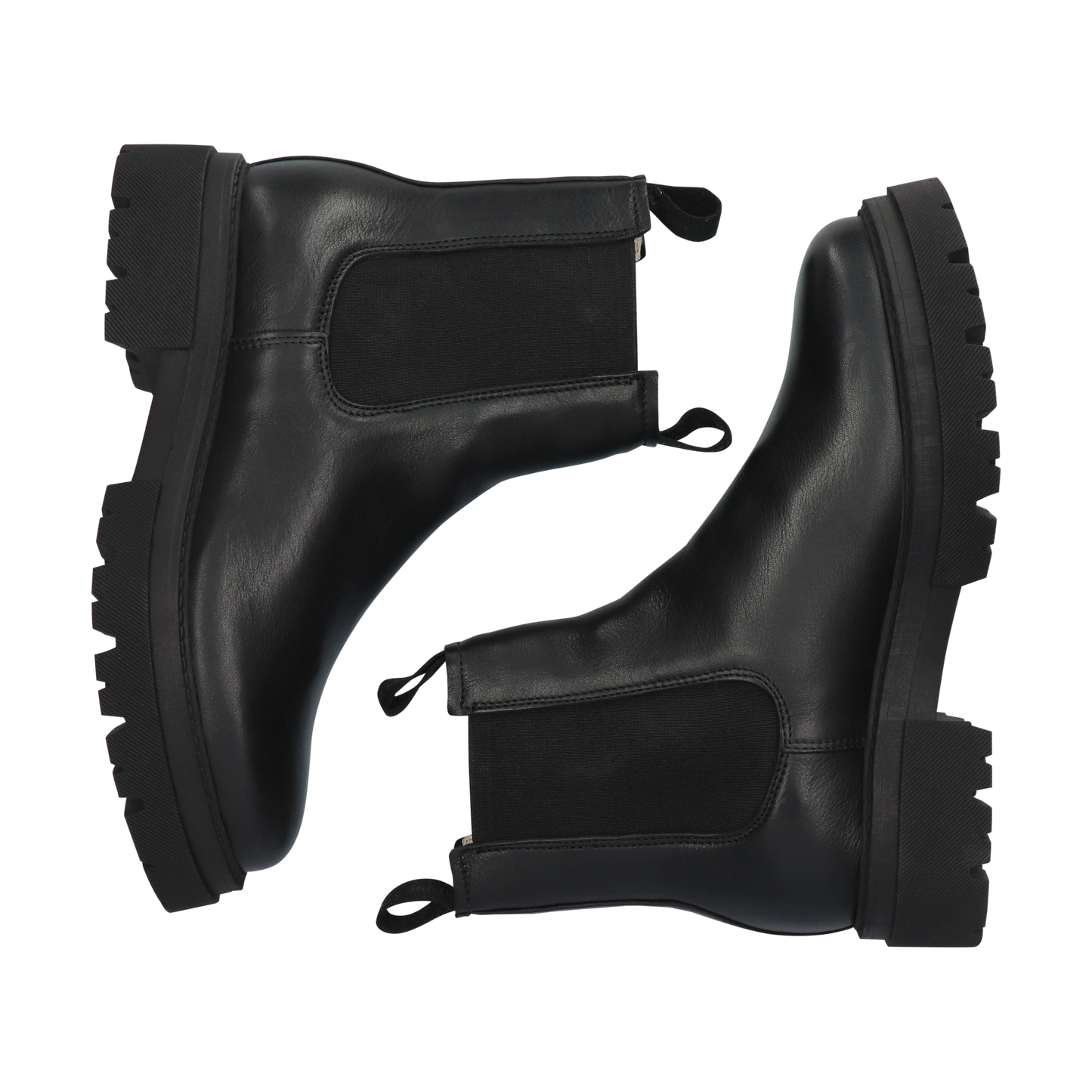 Blackstone black leather chelsea  ankle boot