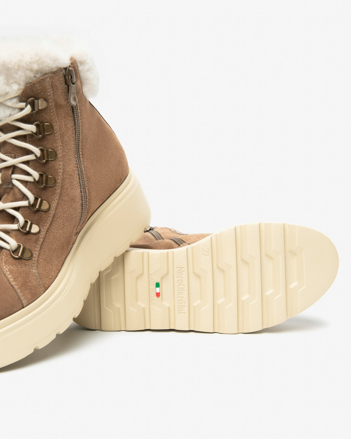 NeroGiardini tan suede ankle boots