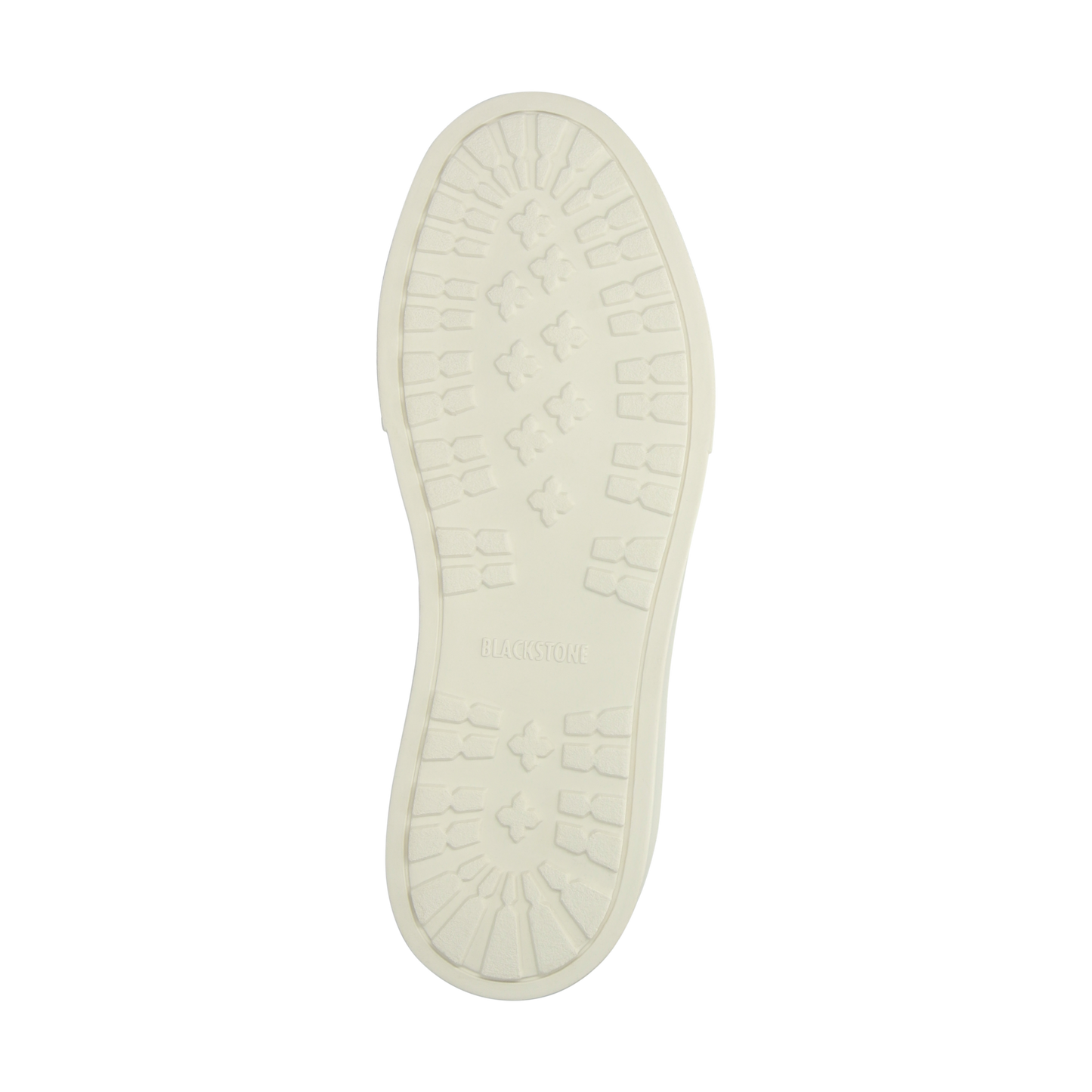 Blackstone silver leather sneakers