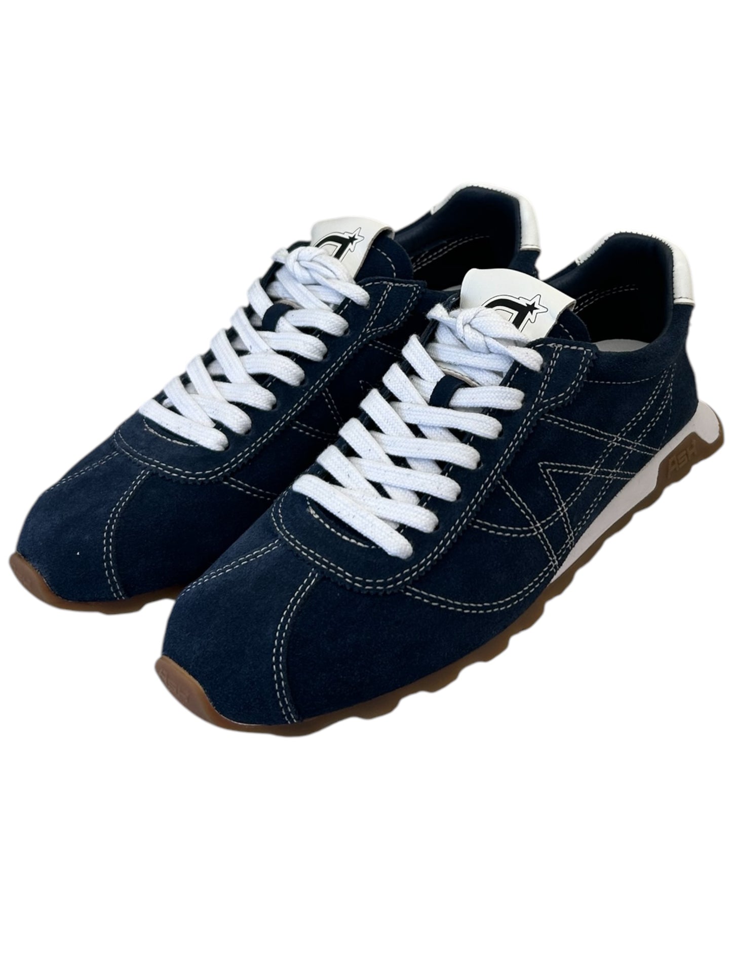 ASH navy suede sneakers
