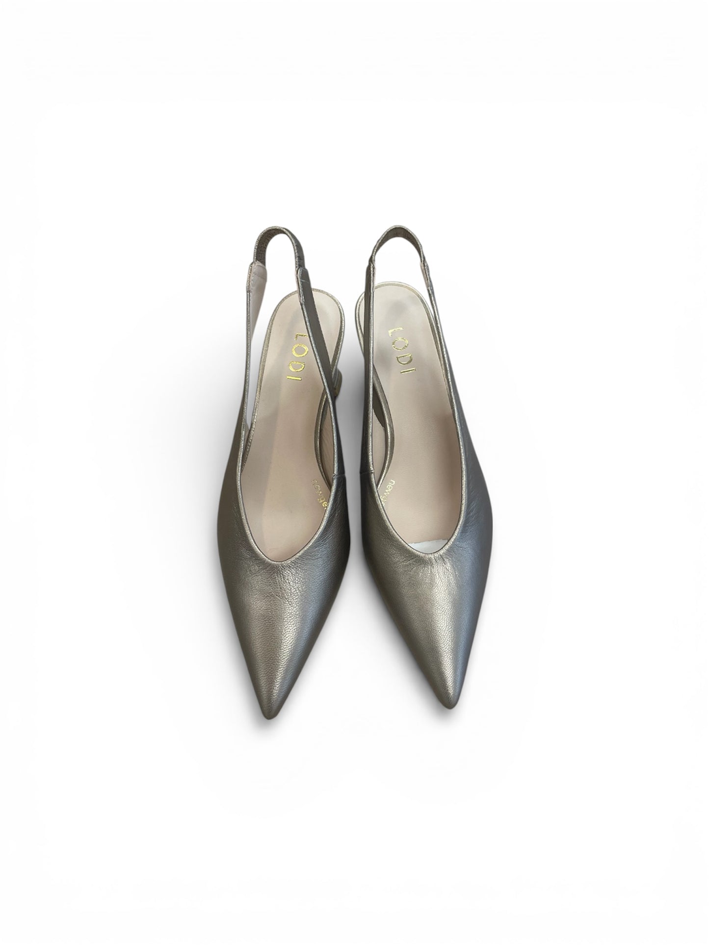 Lodi bronze leather slingbacks - Melissakshoes