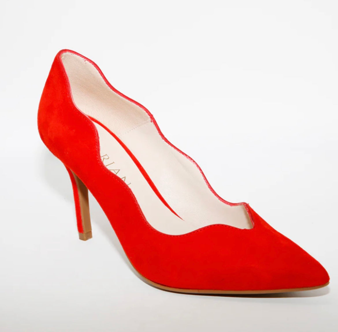 Marian red suede shoes