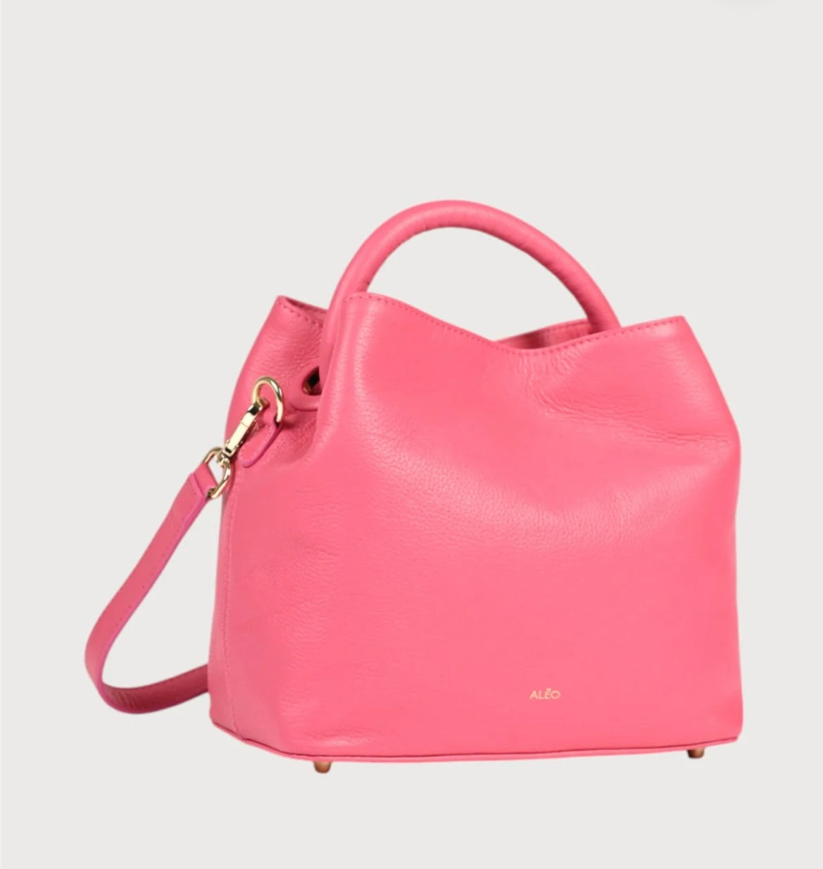 Alēo pink leather handbag