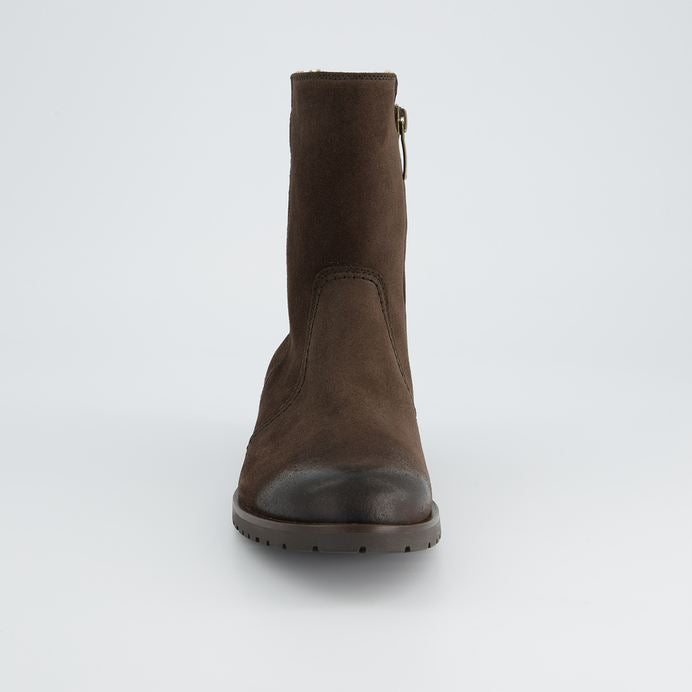 Paul Green brown suede ankle boots