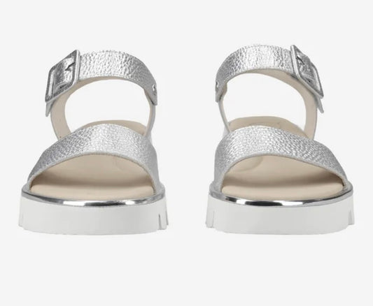 Paul Green silver sandals