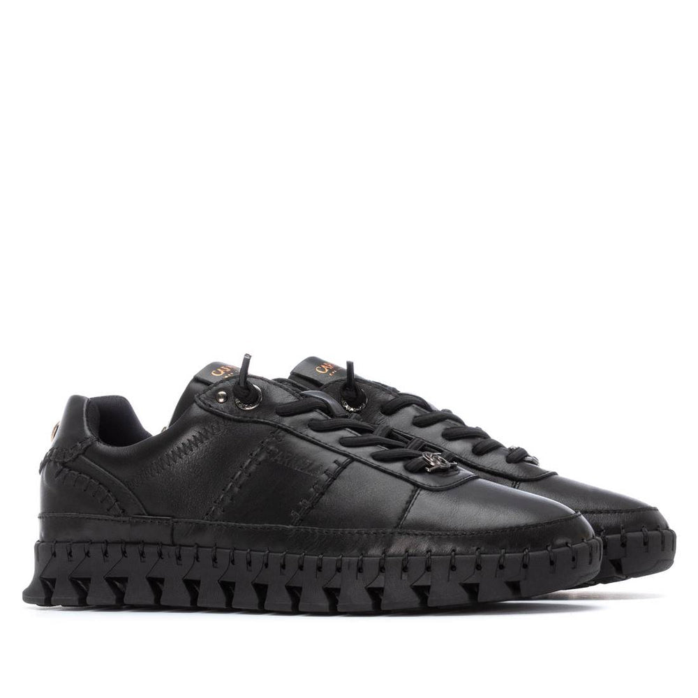 Carmela black leather sneakers