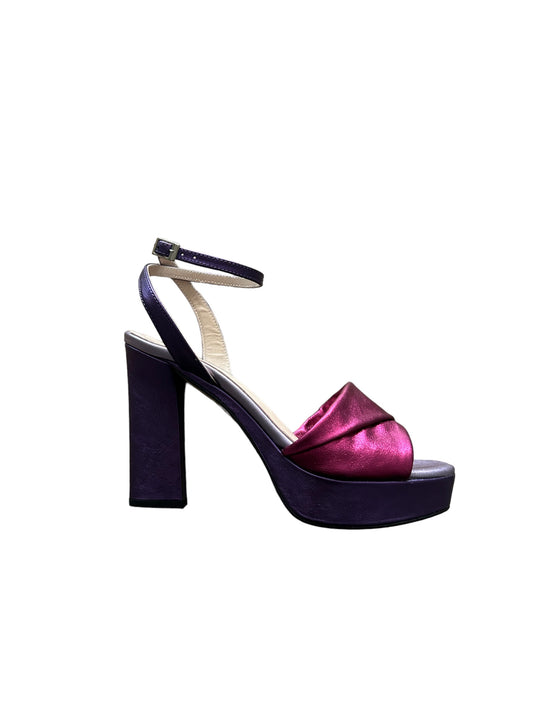 Marian pink and purple platform sandal