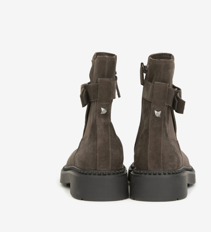 ASH Margot brown suede ankle boots