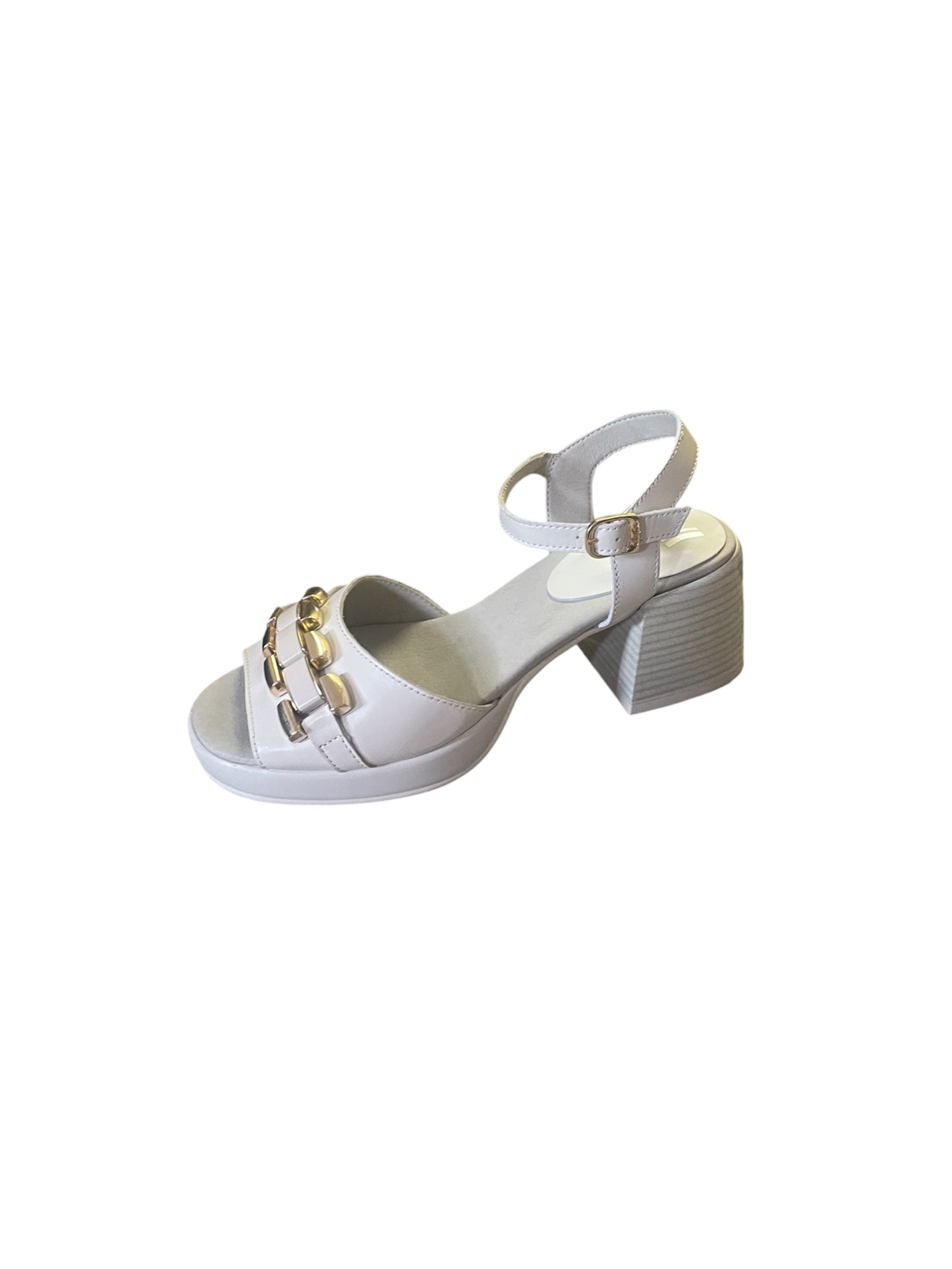 Callaghan ivory leather sandals