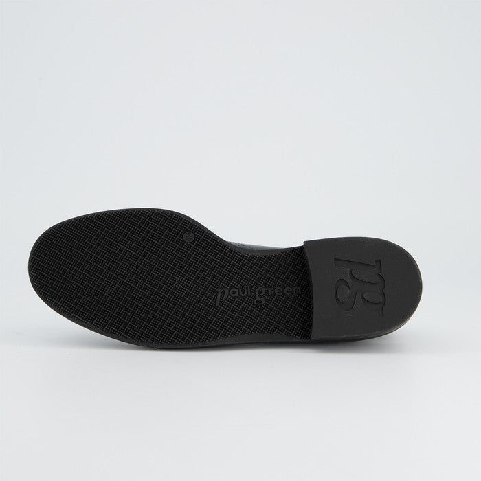 Paul Green black patent leather loafers