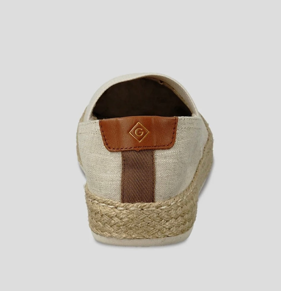 Gant cotton canvas loafers