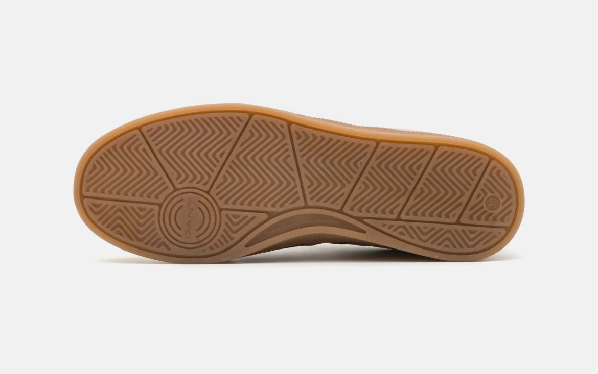 Gant beige and tan retro sneaker
