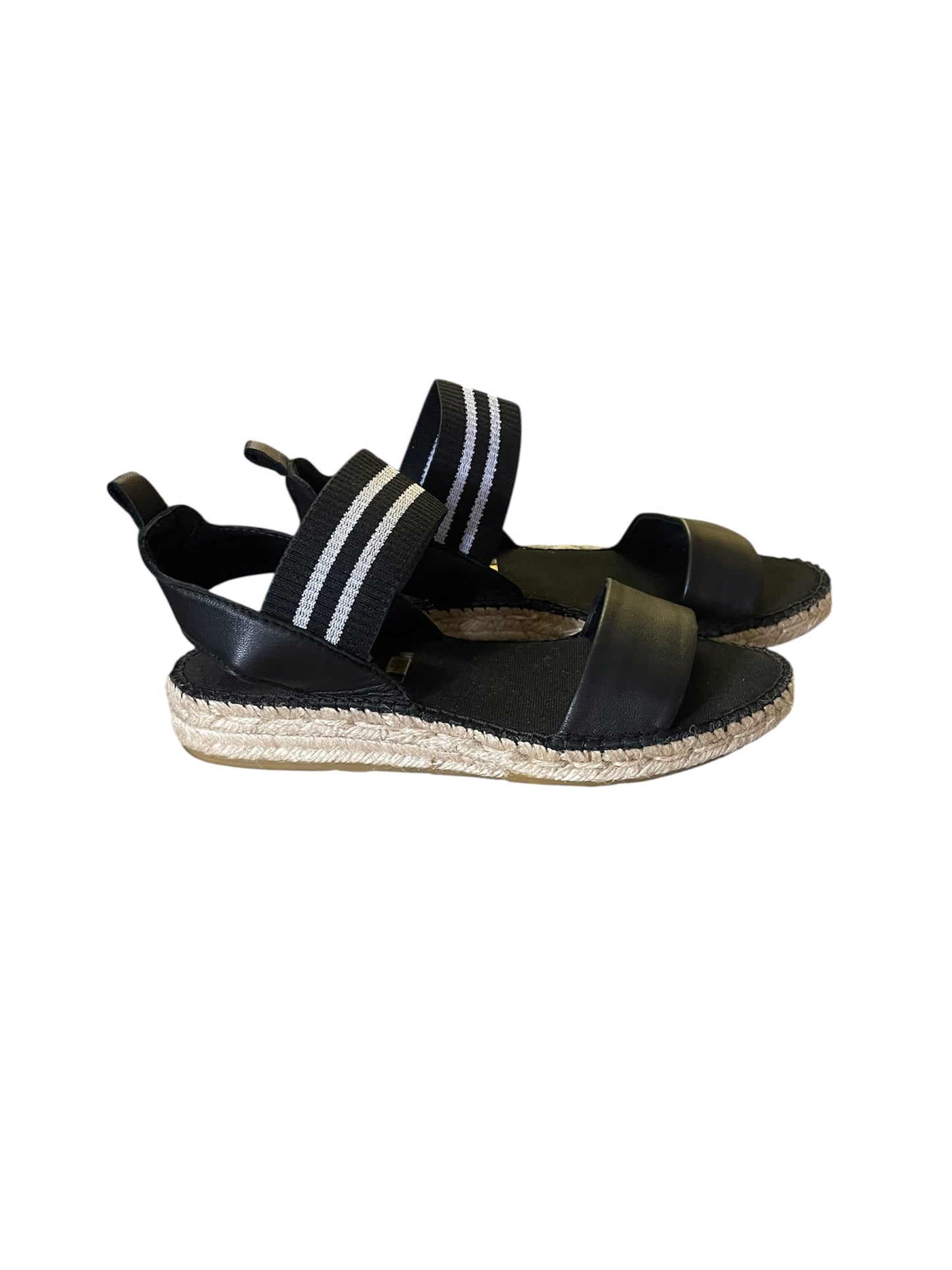 Vidoretta black leather sandals
