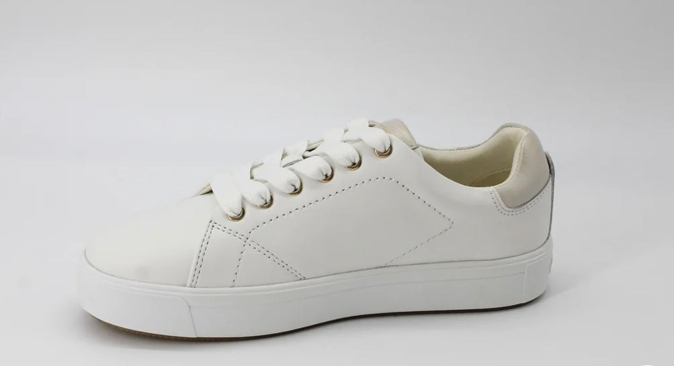 Gant white leather platform sneakers