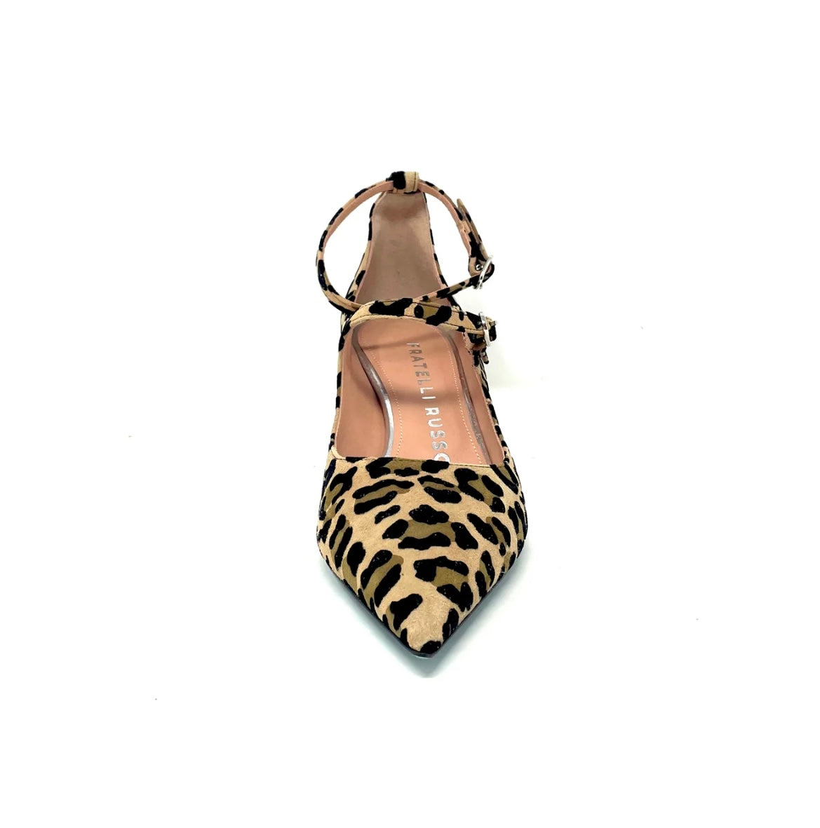 Fratelli Russo suede leopard print shoes