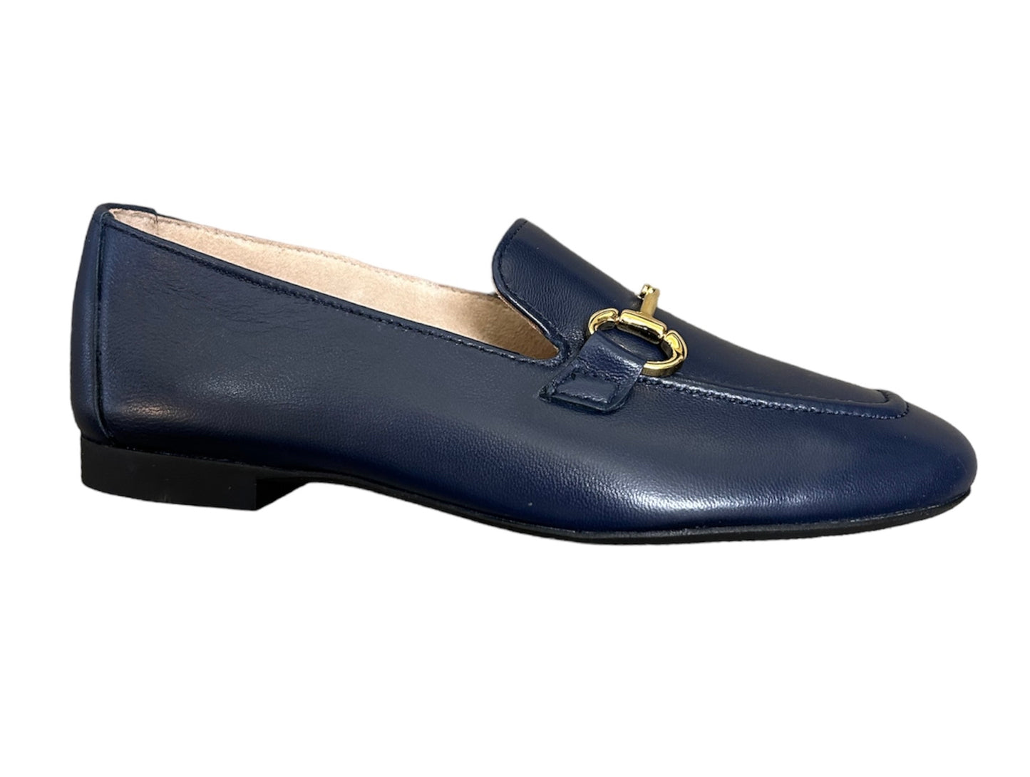 Paul Green navy leather loafer