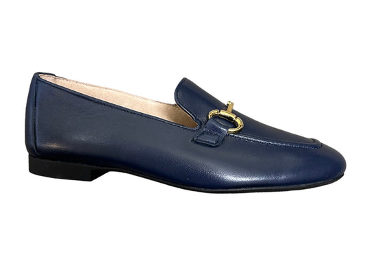Paul Green navy leather loafer