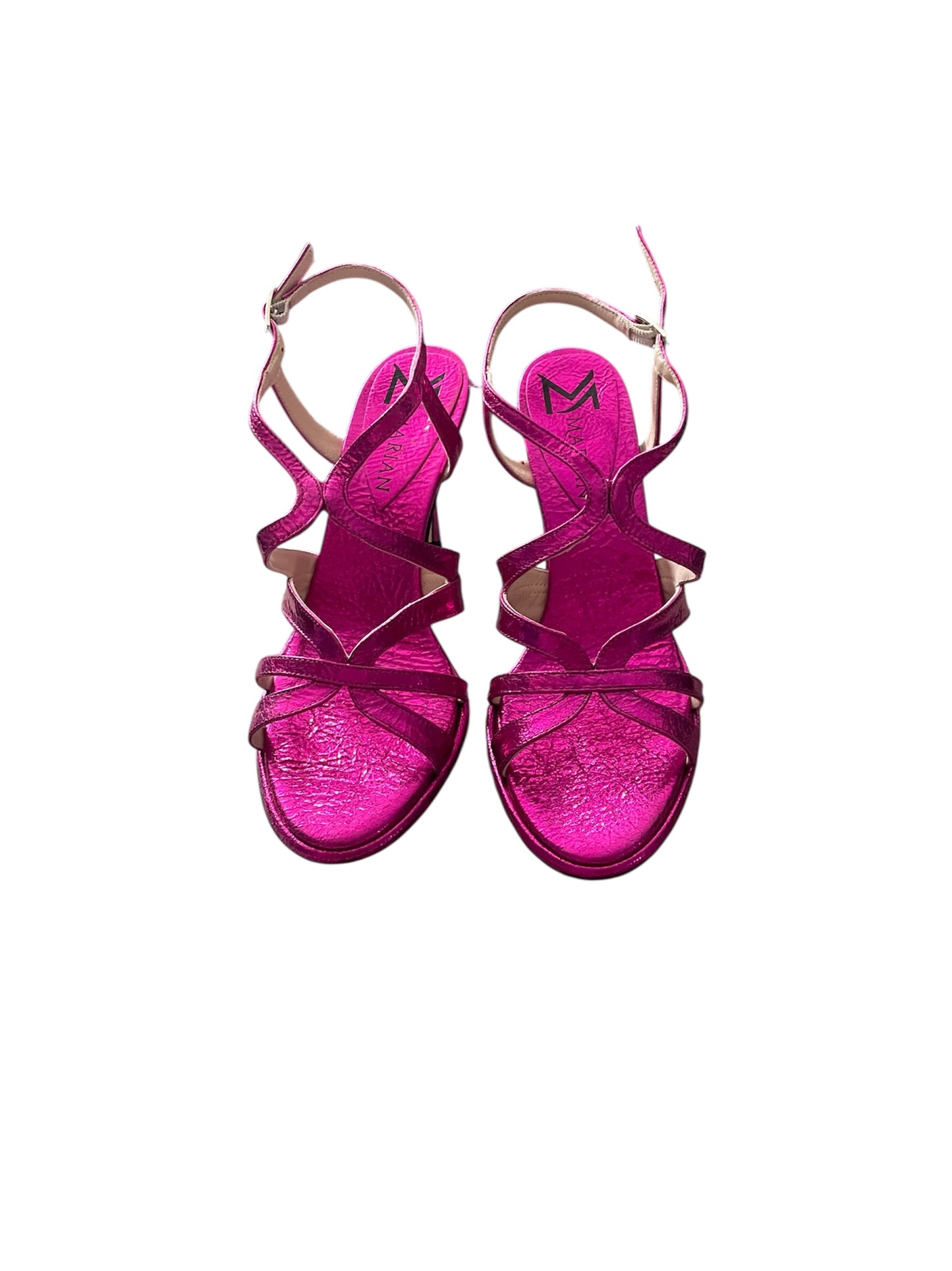 Marian metallic pink heel sandals
