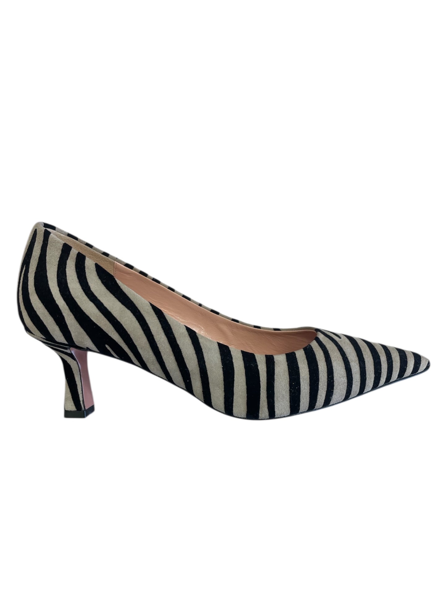 Oxitaly zebra style suede shoes