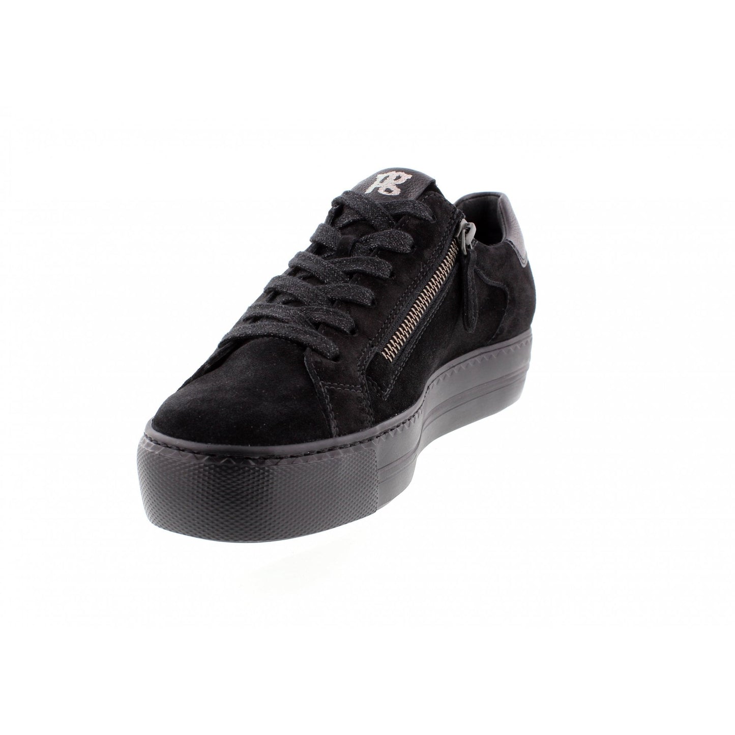 Paul Green black suede sneakers