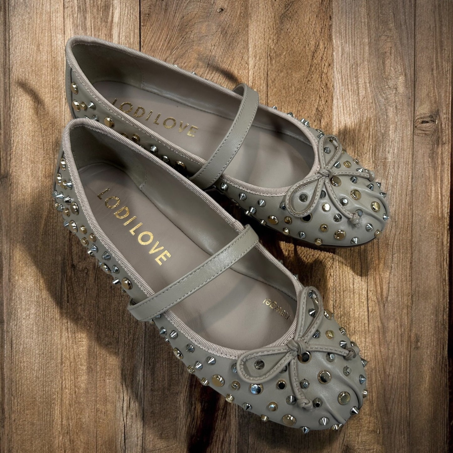 Lodi studded ballerinas
