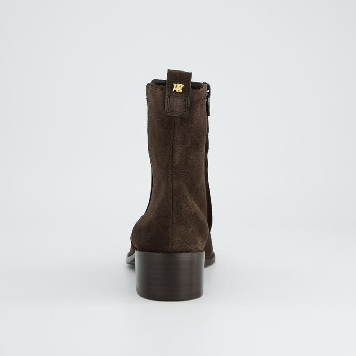 Paul Green brown suede Chelsea ankle boot