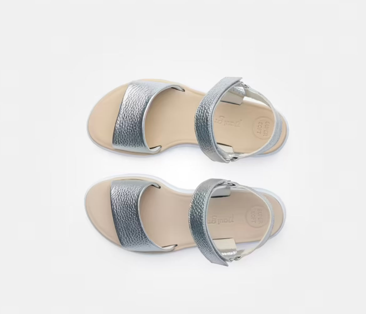 Paul Green silver leather sandals