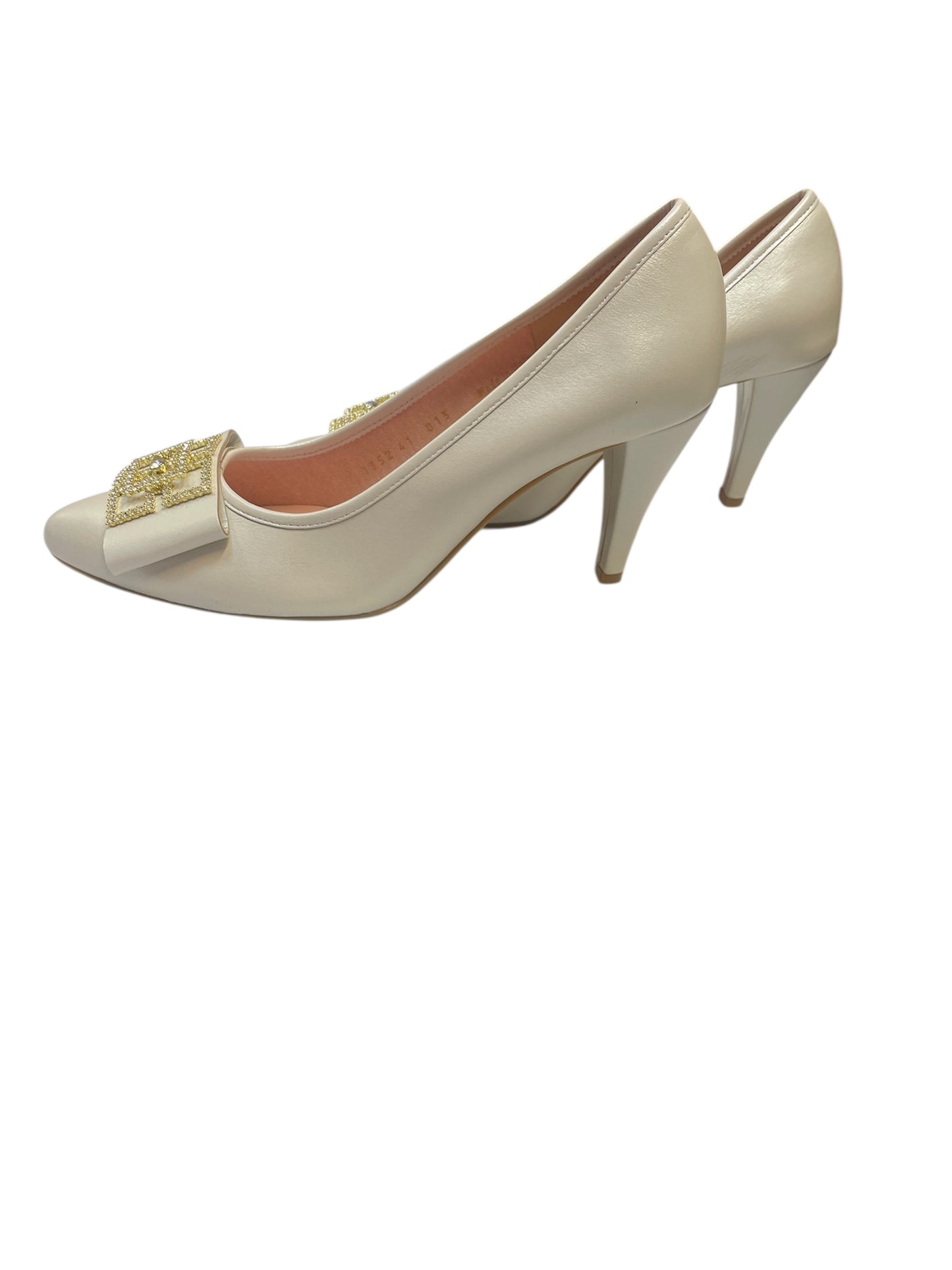 Le babe pearl leather shoes