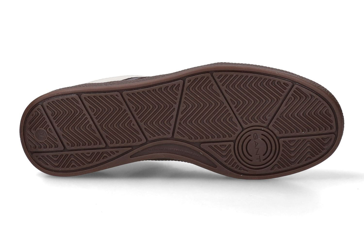 Gant cuzima cream and brown retro sneaker