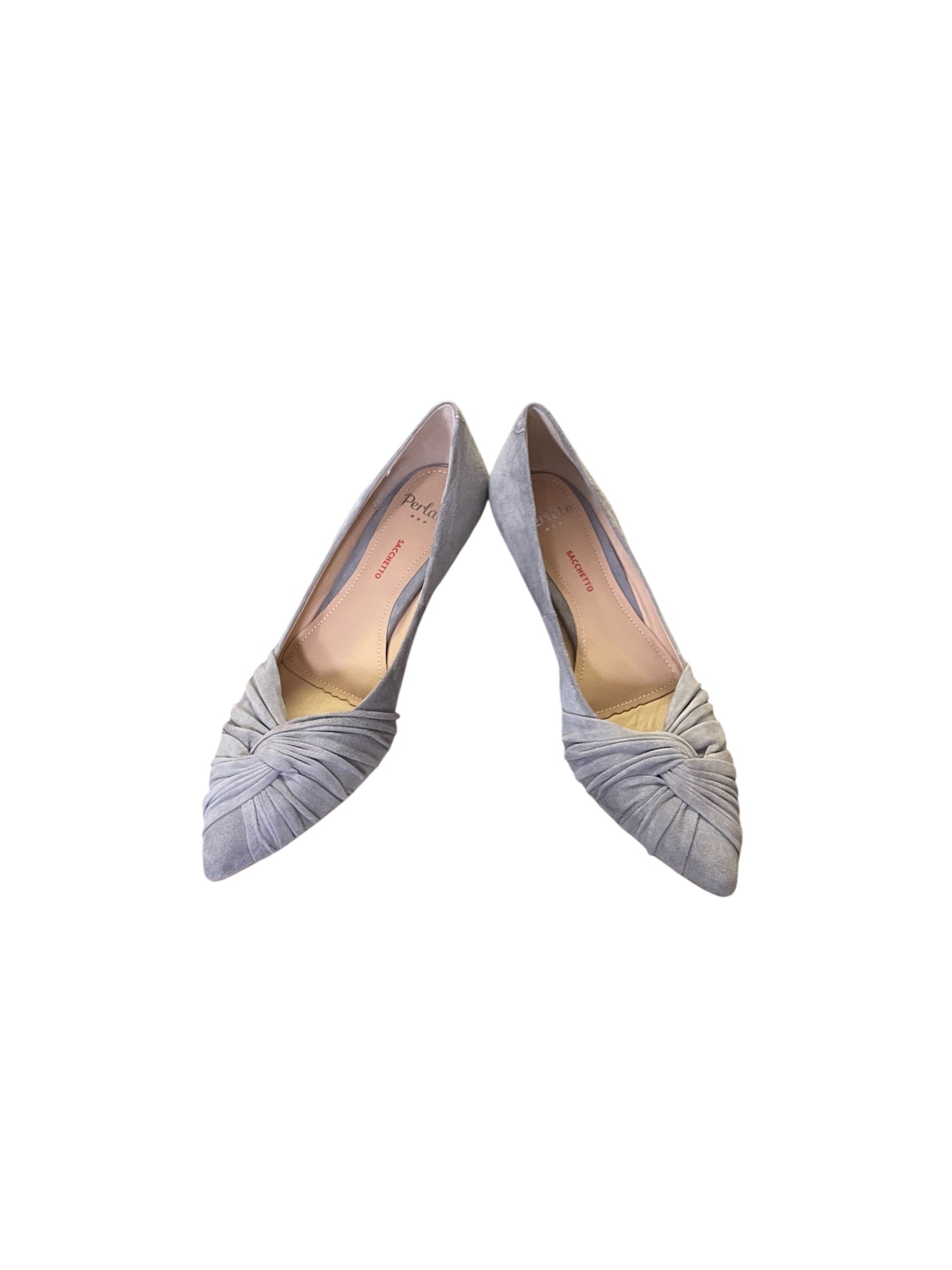 Perlato grey suede shoes