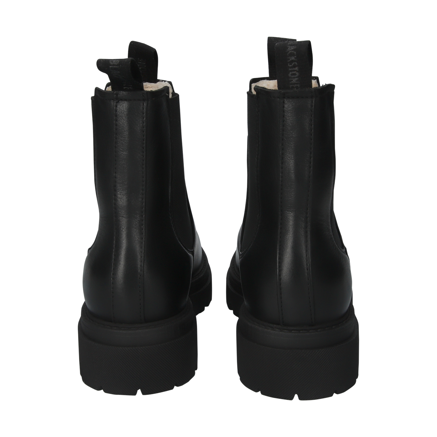 Blackstone black leather chelsea  ankle boot