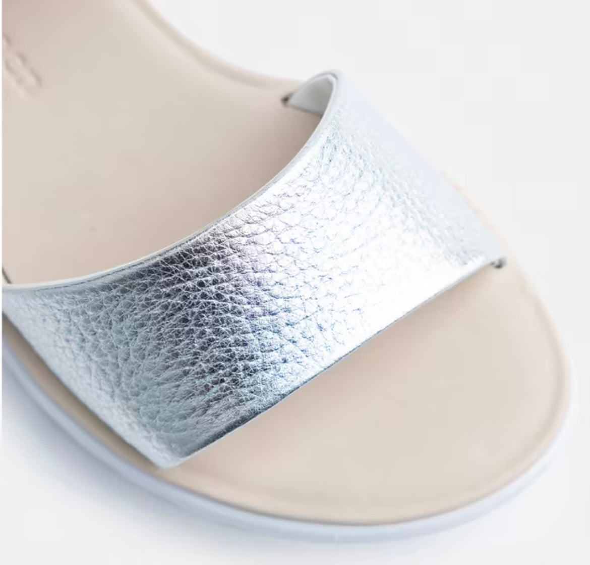 Paul Green silver leather sandals