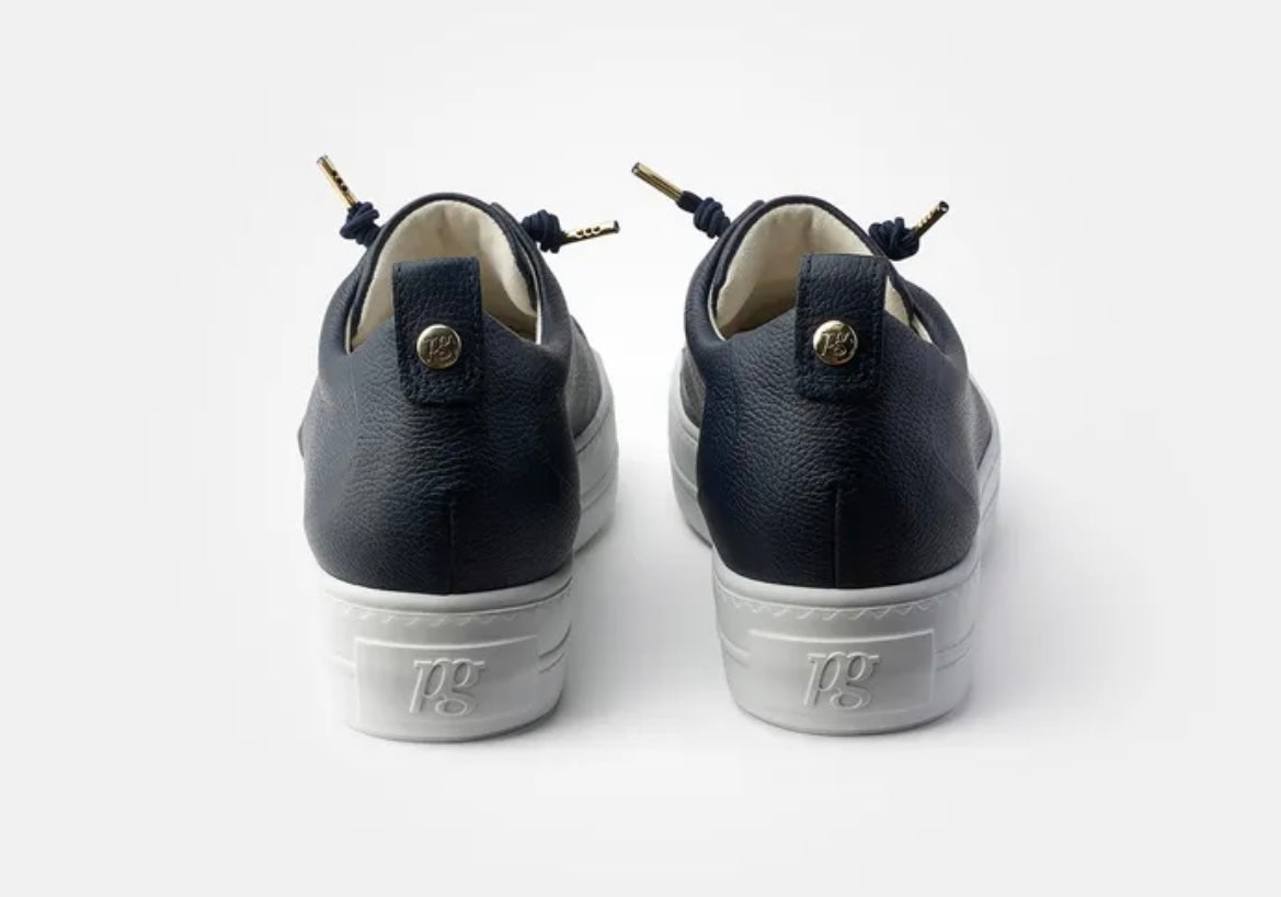 Paul Green navy platform sneakers