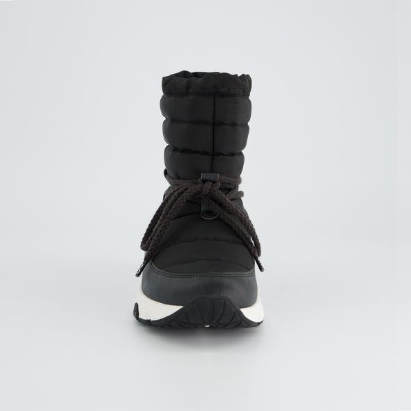 tenhaag black waterproof lace up winter boots