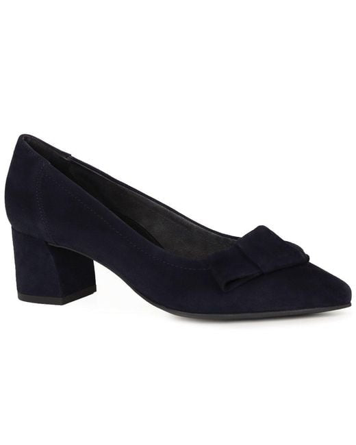 Paul Green navy suede shoes
