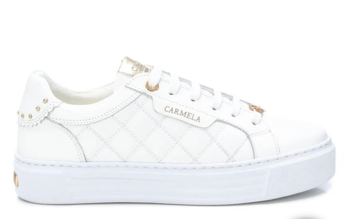 Carmela white leather sneakers