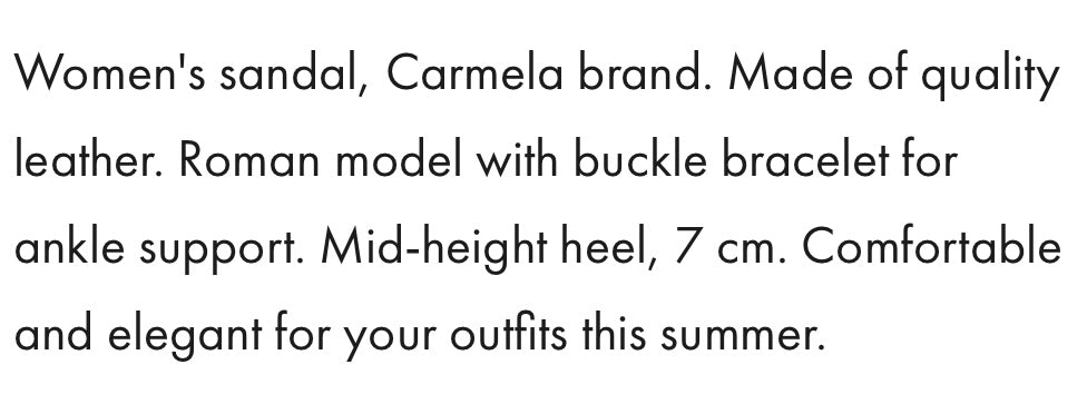 Carmela white leather Roman sandals