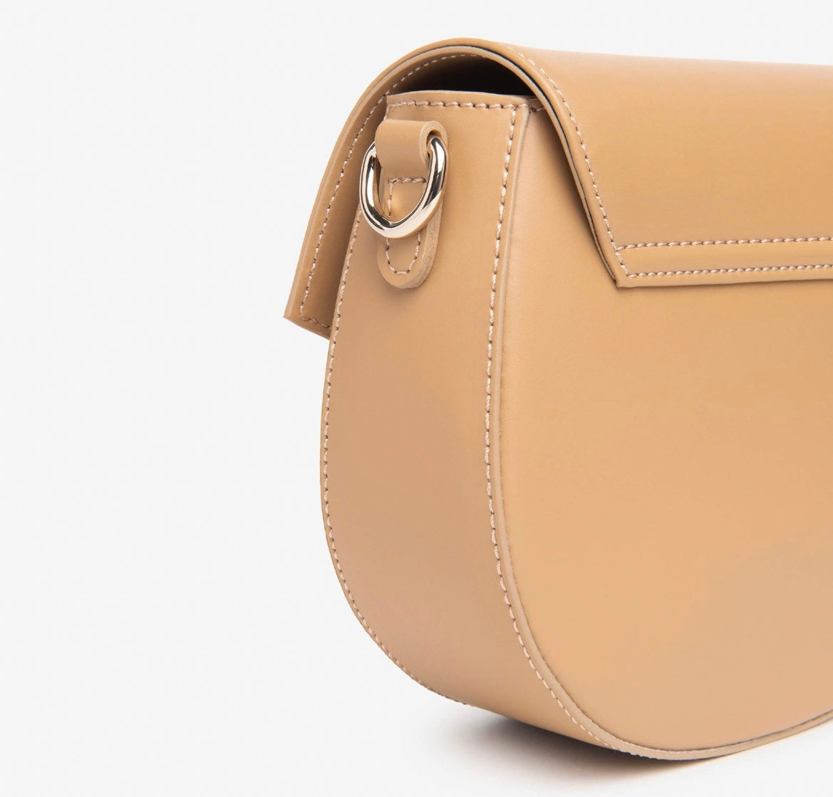 Nerogiardini tan leather shoulder bag