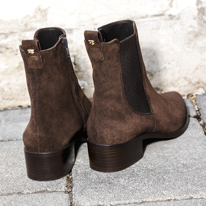 Paul green brown suede Chelsea boots