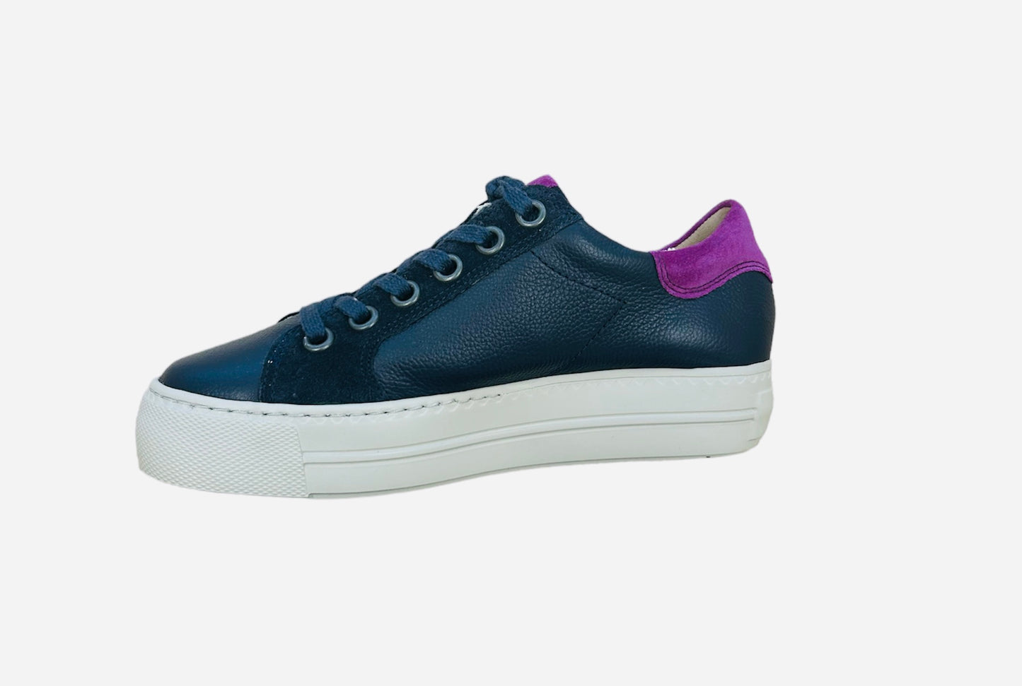 Paul Green navy lace up sneaker - Melissakshoes