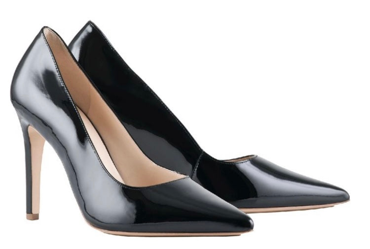 Hōgl black patent leather stilettos - Melissakshoes