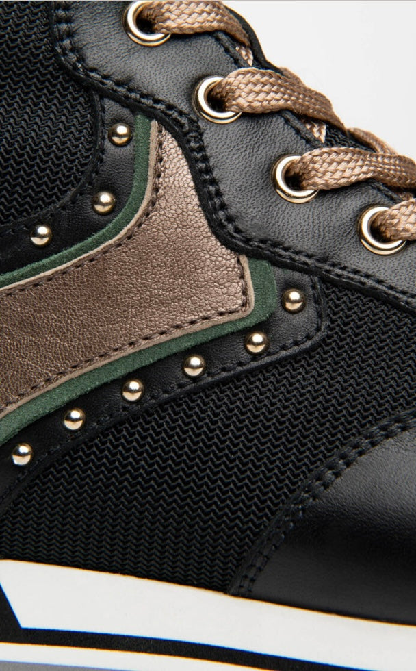 NeroGiardini black hightop sneaker - Melissakshoes