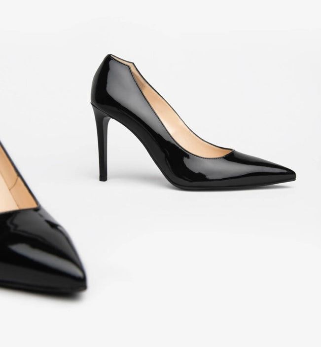 NeroGiardini black patent stilettos - Melissakshoes