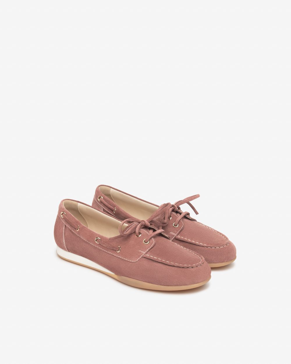 NeroGiardini dusty pink suede loafers - Melissakshoes