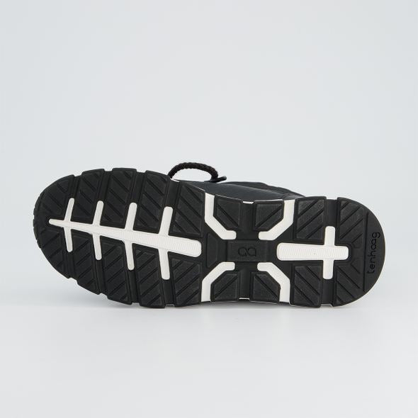 tenhaag black  waterproof lace up winter boots
