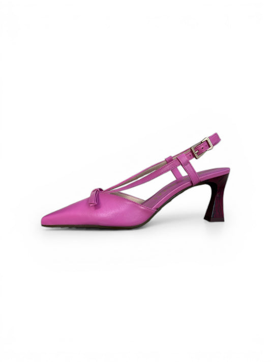 Hispanitas pink leather slingbacks