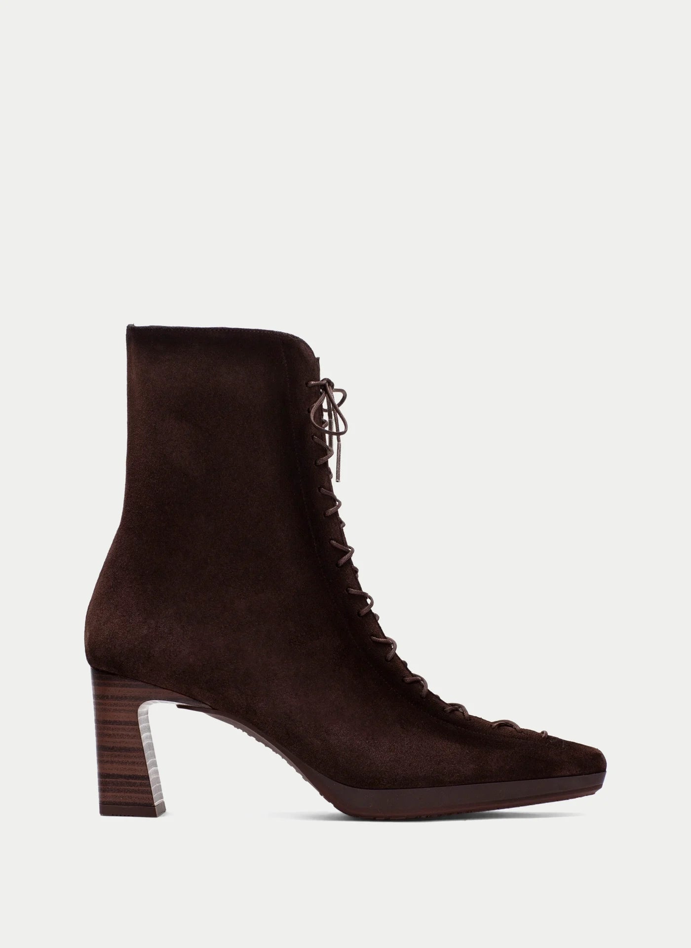 Hispanitas brown suede lace up ankle boots