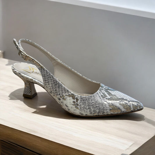 Marian snakeskin  slingback